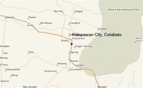 kidapawan city barangay map|Kidapawan .
